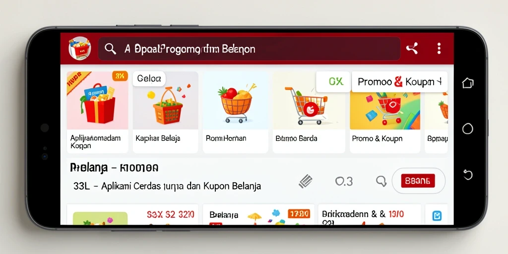 Tampilan utama aplikasi 33L dengan berbagai kupon dan promo.