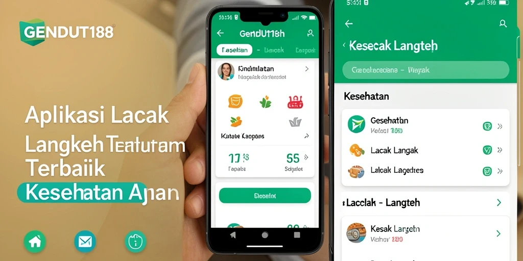 Tampilan antarmuka GENDUT188 untuk pelacakan langkah yang efisien.